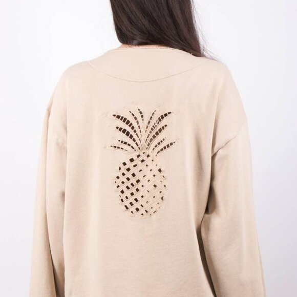 NWT DORTHEE SCHUMACHER Natrual Power Sweatshirt Creamy Green Size 1 (XS) - Picture 5 of 6